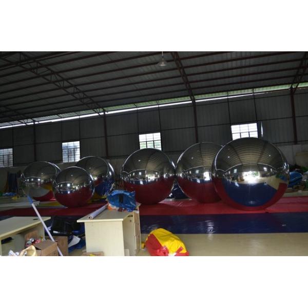 Buy Giant Glossy PVC Inflatable Advertising Balloons , Customized Mirror Balloons at wholesale prices
