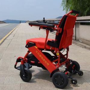 Disabled Lithium Ion 100KG Small Electric Wheelchair