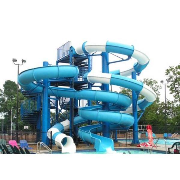 Buy Aqua Play Fiberglass Water Slide , Combination Commercial Pool Water Slides at wholesale prices