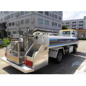 70KM/H GSE Portable Toilet Truck 4000L Sewage Tank