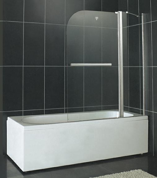 SGCC Certification Pivot Shower Enclosure 6MM Tempered Glass With One Fixed