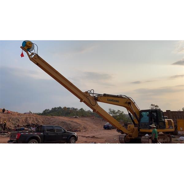 two section telescopic boom telescopic arm concrete pump excavator long reach boom