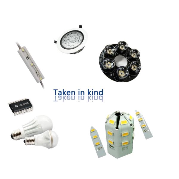 1 Layer Aluminum Based PCB Board White Solder Aluminium Printed Circuit Board