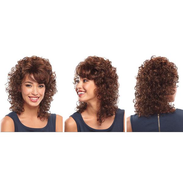 Pretty Synthetic Hair Wigs / Heat Resistant 14 Inches Synthetic No Lace Hair Wig