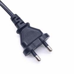 India Home Appliance Power Cord ,6A 250V 0.5m 0.75m 2 Pin AC Power Cord