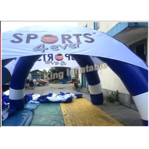 Customized Blue Inflatable Spider Tent For Advertising Size , Diameter 5m