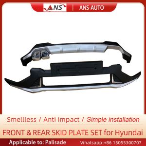 Quality OEM Silver Hyundai Palisade Car Bumper Guard With Angled Design for sale