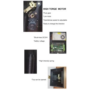 6m Straight Smart Traffic Boom Barrier Gate Waterproof With Remote Control