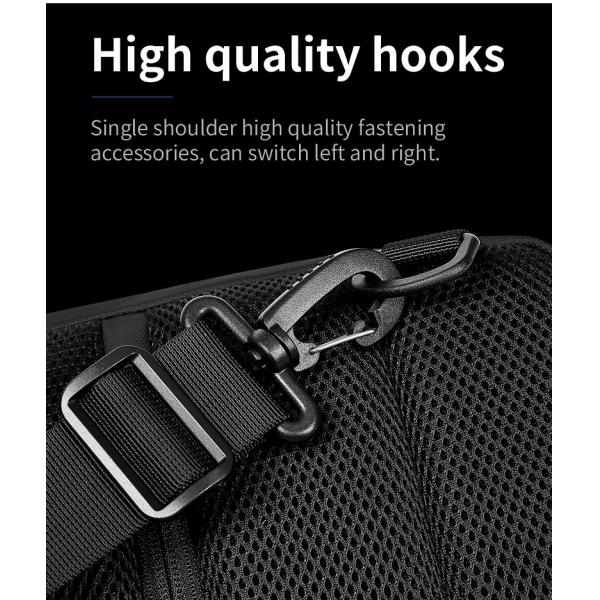 OEM/ODM Carbon Fiber Streamline Anti Theft Sling Bag Rainproof