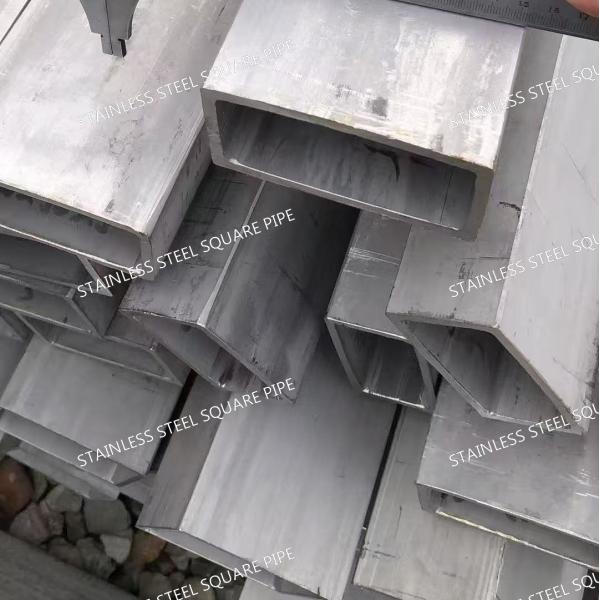 316L Stainless Steel Square Pipe 30x30mm 3mm Marine Grade