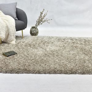 Decorative multi-color polyester loose twist shaggy rug with classic colors and