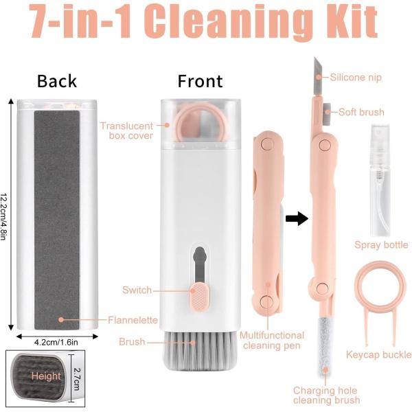 7 In 1 Multifunctional Laptop Keyboard Cleaning Brush Pen Kit