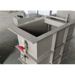 Metal Finishing Chemical Plastic Plating Tanks PP / PVC / PTFE / PVDF