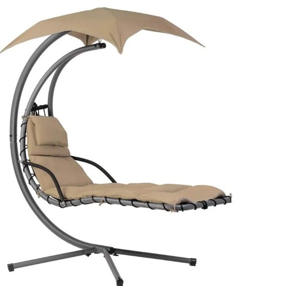 Customized Color Helicopter Swing Chair for Outdoor Furniture Metal Stand