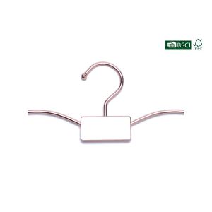 Betterall Beautiful Popularly Chrome Metal Underwear Hanger With Clips
