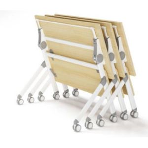 classroom movable folding desk with casters furniture