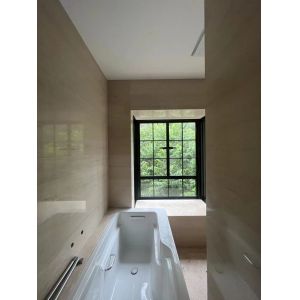 High Security Aluminium French Doors Powder Coated With Hinges