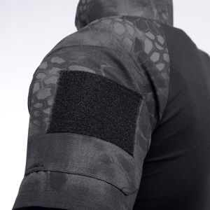 Woodland Camouflage Military Tactical Wear USA Military T-Shirt