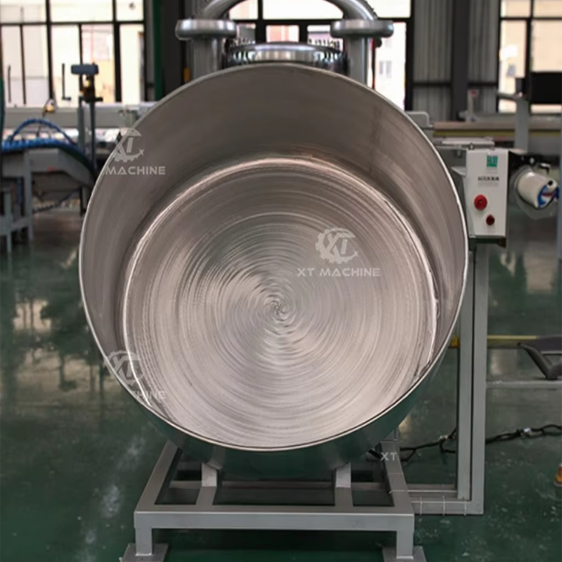 100kg/h Automatic Food Grade Peanut Coating Machine with High Thermal Efficiency