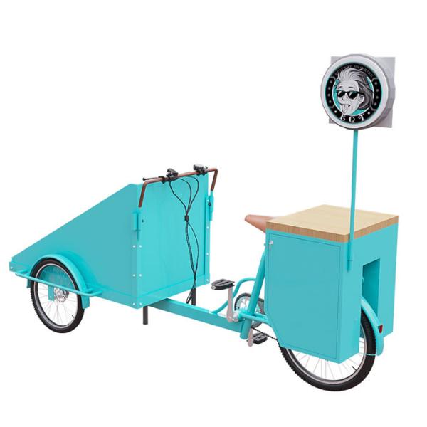 Buy Easy Cleaning Stainless Steel Scooter Vending Cart Customized Brand Logo at wholesale prices