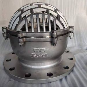Quality Customized Support OBM Wholesales DN450 CF8M Stainless Steel Bottom Flange Foot Valve for sale