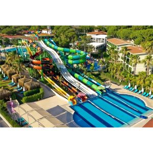 Outdoor Amusement Park Ride Swimming Pool Fiberglass Water Slide