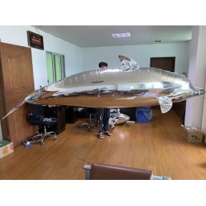 Inflatable Customzied Remote Control Helium Filled Whale And Dolphin Models For