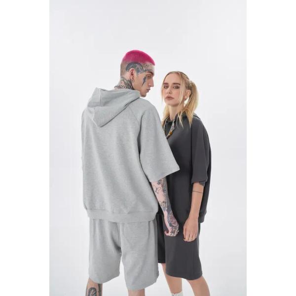 Wholesale Men&prime;s Embroidery Tracksuit Summer Men Short Trucksuit Set