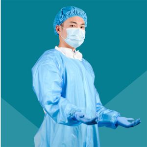 China Full Body Good Air Permeability Surgery Sgs Disposable Medical Gown on sale