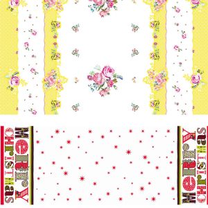 1/4 Folded 3Ply Disposable Paper Tablecloths For Halloween