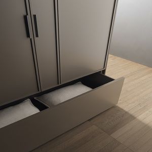 Modern simple light luxury small household bedroom multi-functional wardrobe