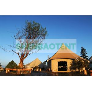 Modern Travel Longing Luxury Camping Tent 30 Square Meter Hotels White grey