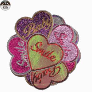 Flower Custom Embroidered Back Patches / Embroidered Patches No Minimum