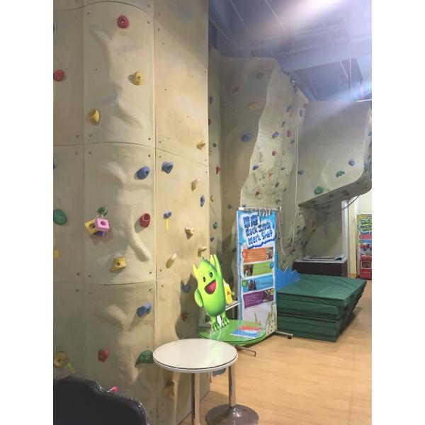 Buy Adjustable Plastic Playground Rock Wall 12m Height Eco Friendly at wholesale prices