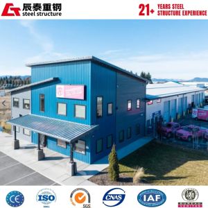 The Spatial Design Is Flexible Fashionable Steel Structure Office Building