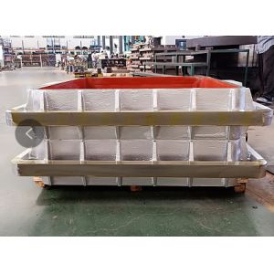 Sand casting flask for moulding line