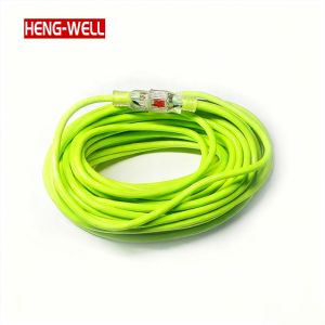Retractable NEMA 5-15P-5-15R Lighted End Extension Cord 12/3 50ft-Outdoor Heavy