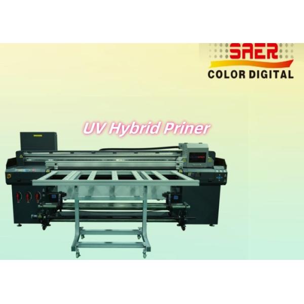 Buy SAER Factory Sale Automatic UV Hybrid Flatbed Printer Flatbed and Roll to Roll at wholesale prices