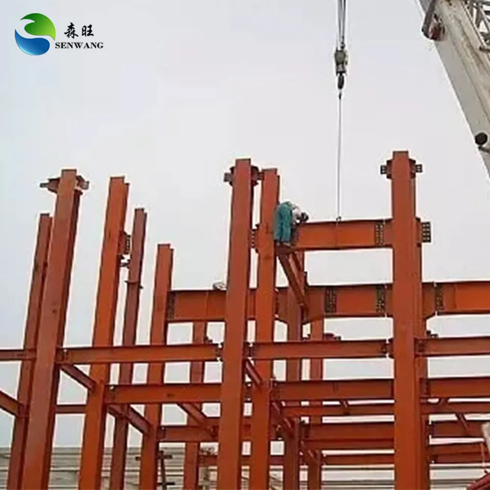 Industrial Appearance Steel Structure Warehouse with Earthquake Resistant 7-9