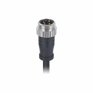 Plastic Mini Series Connector 4Pin A Code For Miniature Sensors
