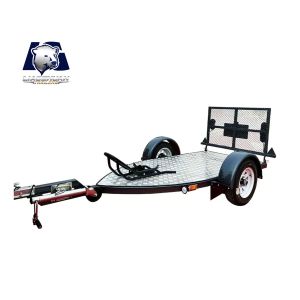 Galvanized Single Motorcycle Trailer Customized Motorcycle Cargo Trailer