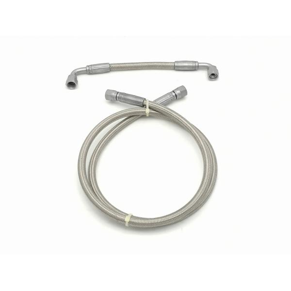 JIC Female 04 1/4" PTFE Braided Hose Assembly