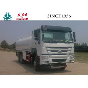 HOWO Fuel Transport Trucks , Fuel Delivery Trucks 20 M³ Capacity Easily