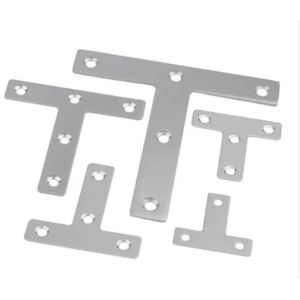 Aluminum Stamping Bending Angle Metal Joist Brackets Deburring Customized