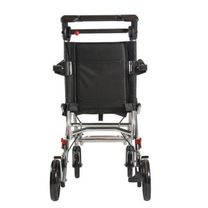 Aluminium Lightweight Transport Wheelchair Manual Foldable