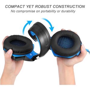 Deep Bass 50mm 117dB DC5V 3.5 Mm Gaming Headset