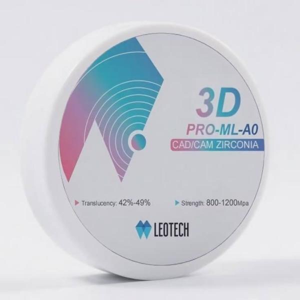 Buy 3D-Printable Zirconia Disc 42-49% Translucency Al₂O₃ <0.15% Purity 0 Cytotoxicity at wholesale prices