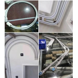 Length 5m Curved Electric Curtain Track
