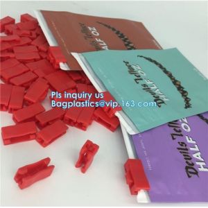 Child Resistant Double Zipper Mylar Packaging Bag, Security Feature zip locks