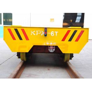 20t flat deck trailerfor container transportation on rails
